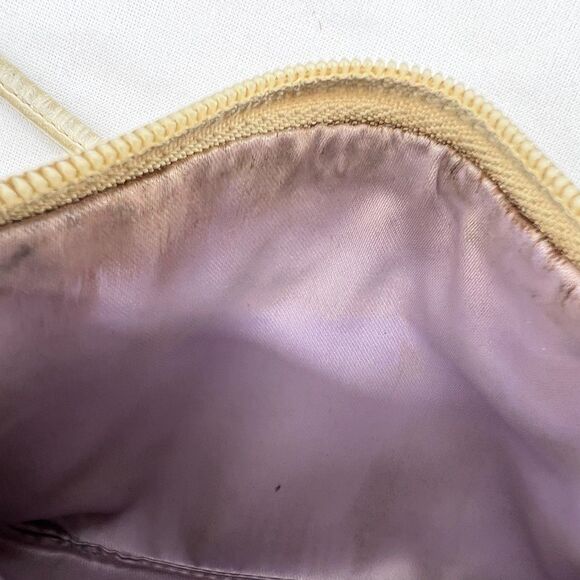 Coach signature leather Wristlet Very Used wallet cream logo - Picture 6 of 13